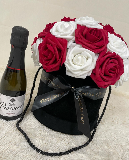 Medium Rose Bouquet With Prosecco