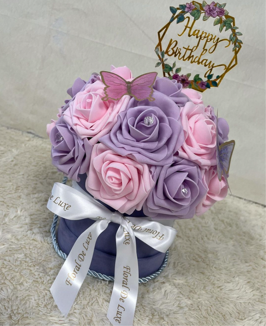 Small “Happy Birthday” Rose Bouquet